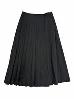 Pleated Wrap Skirt Look 38