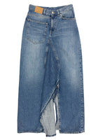 Deconstructed Denim Skirt