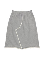 Deconstructed Skirt in Heather Grey