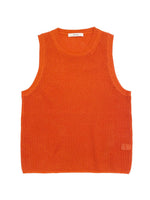 Mesh Vest in Orange Red