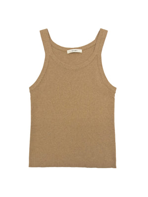 Ribbed Army Tank in Camel