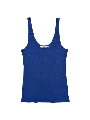 Slinky Rib Tank in Cobalt