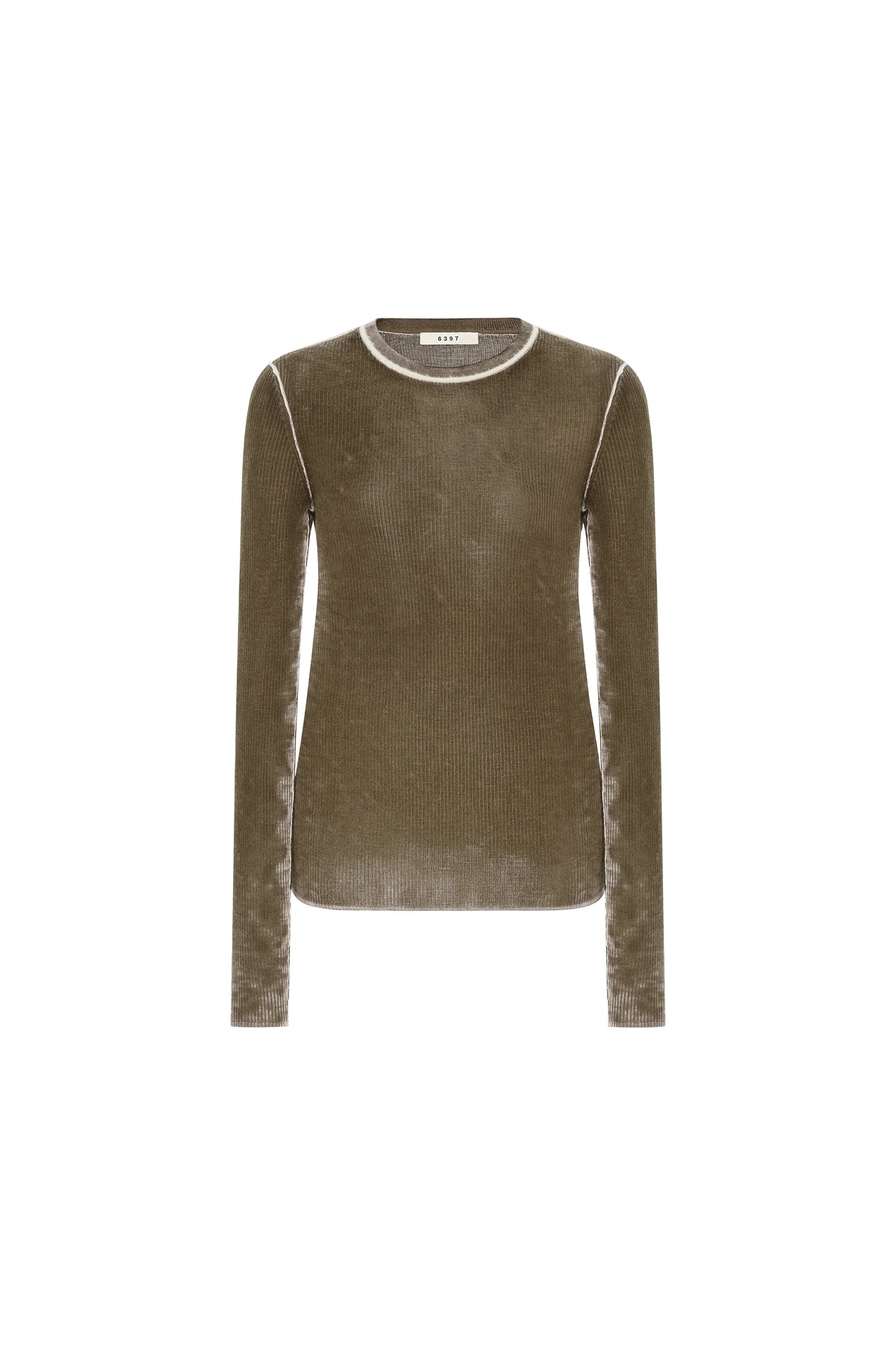Printed L/S Crew Caper
