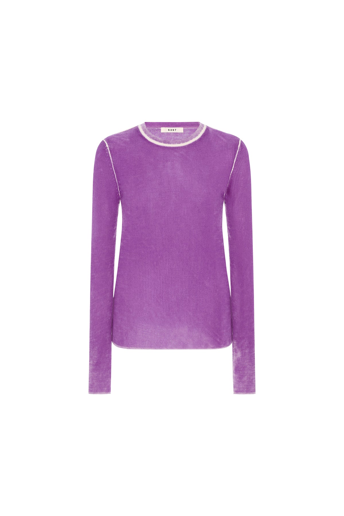Printed L/S Crew Ube