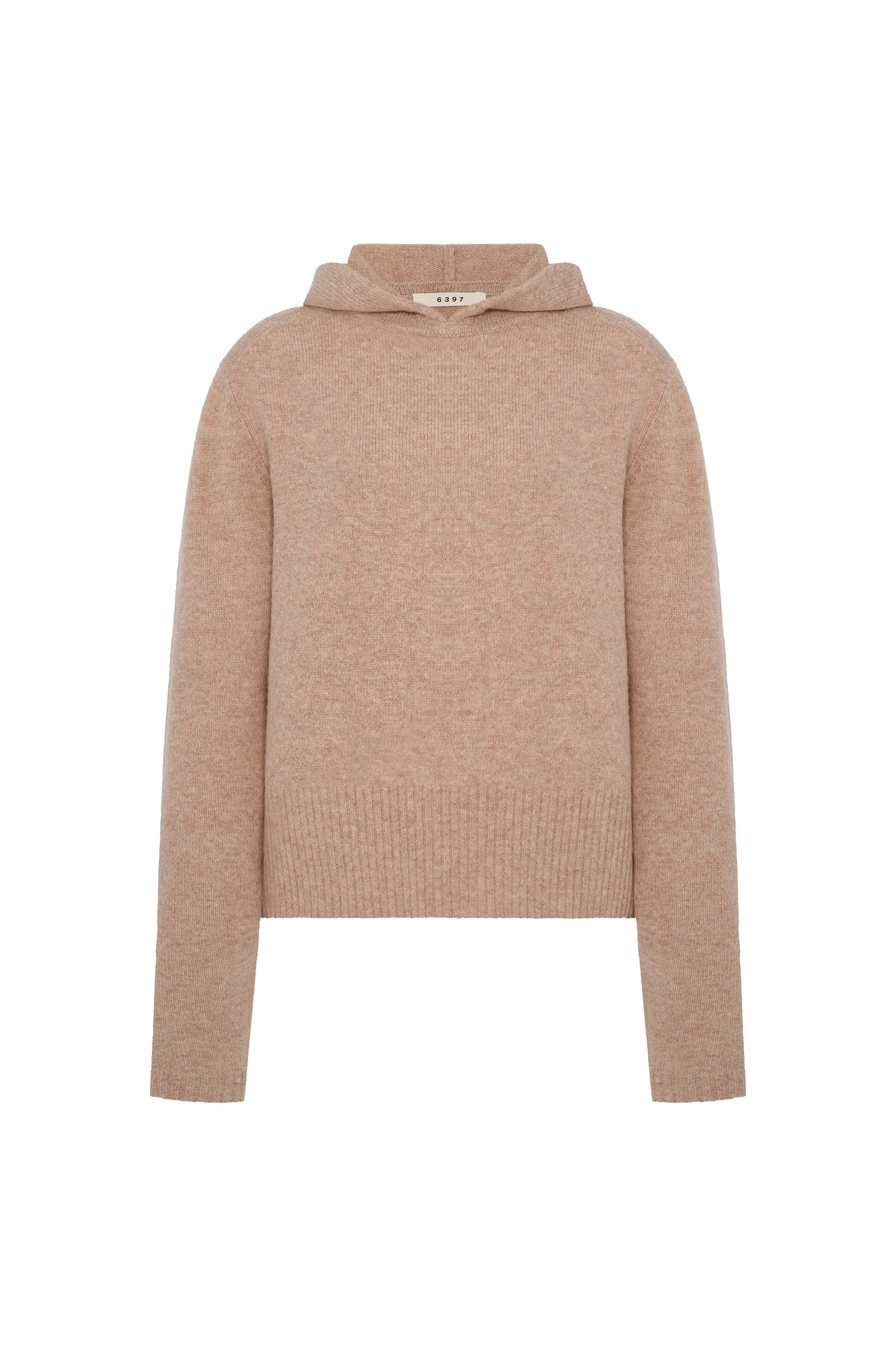Knit Hoodie Bisque