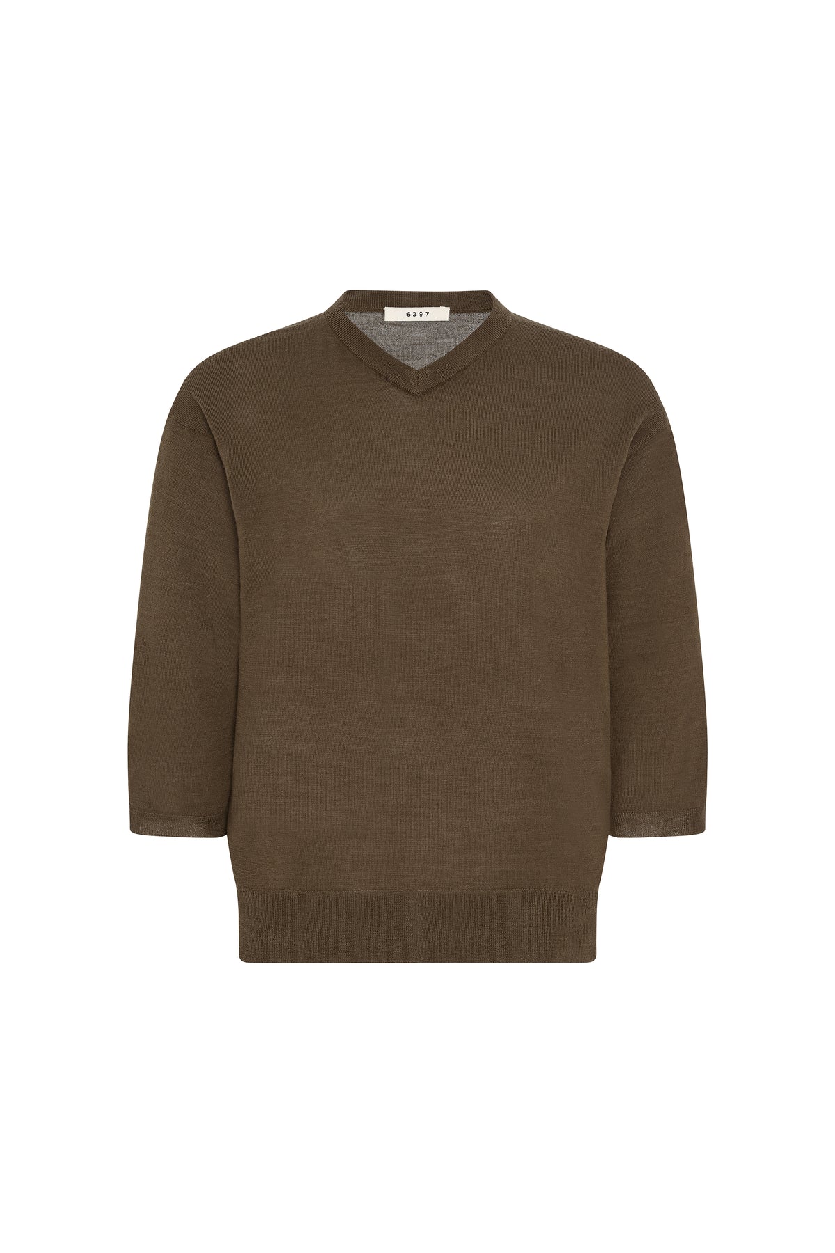 Elbow V-Neck Ebony