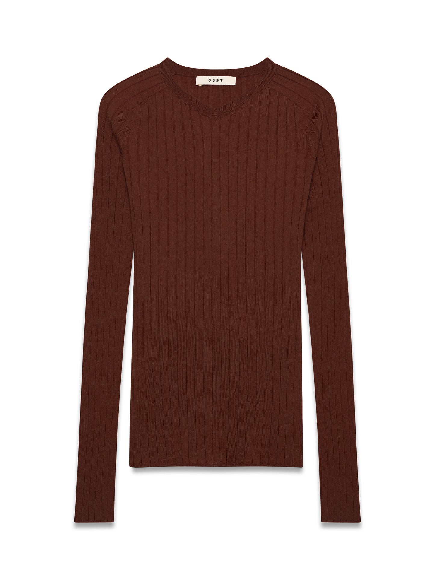 Ribbed High-V Brown