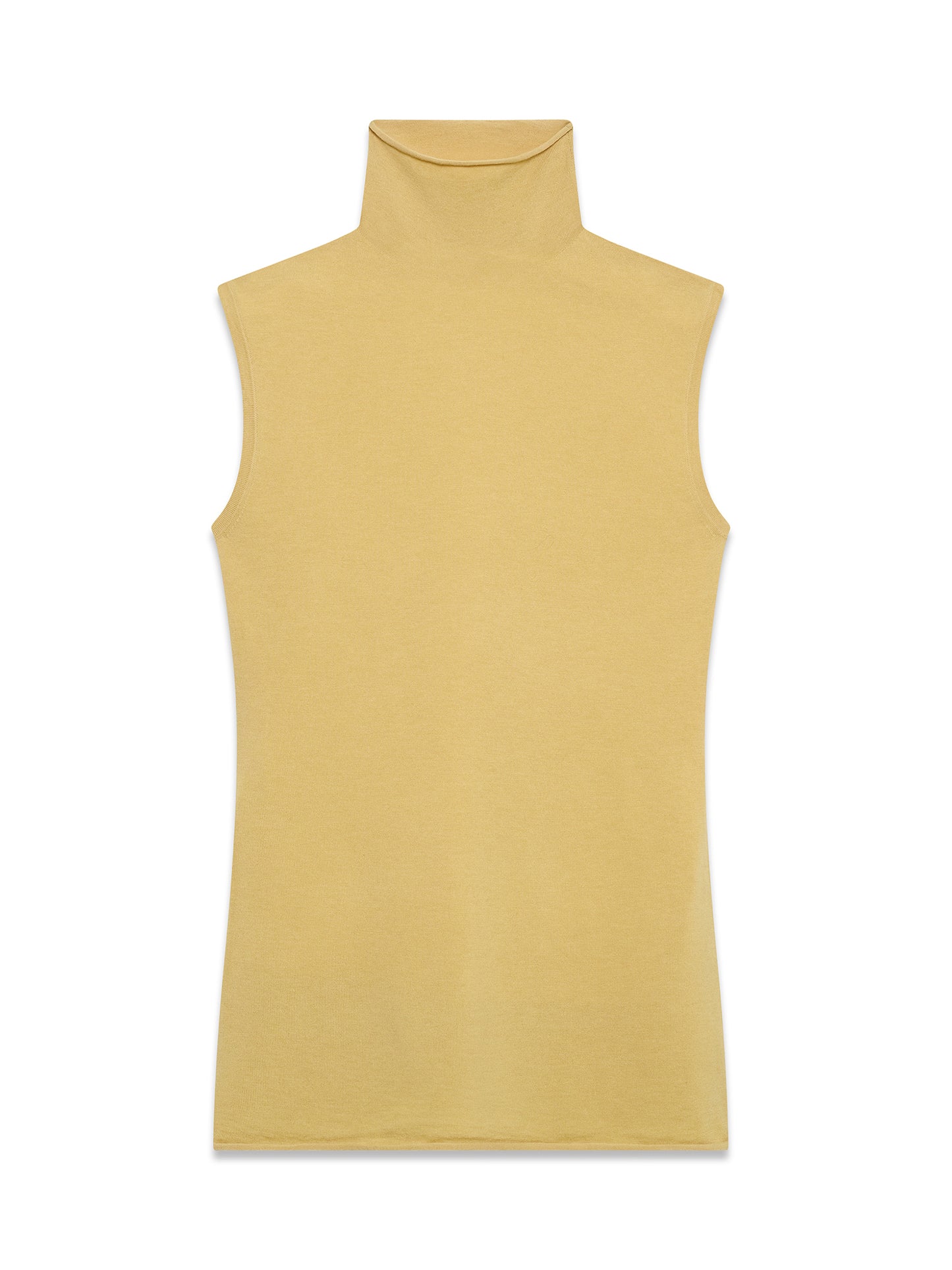 Roll Neck Tank Maize