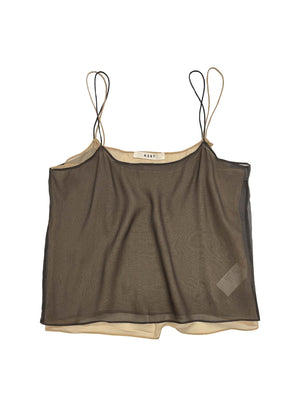 Double Layer Camisole in Nude