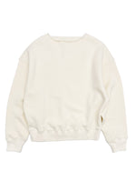 Rolled Neck Sweatshirt in Ivory