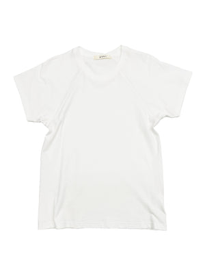 Raglan Slim Tee in White