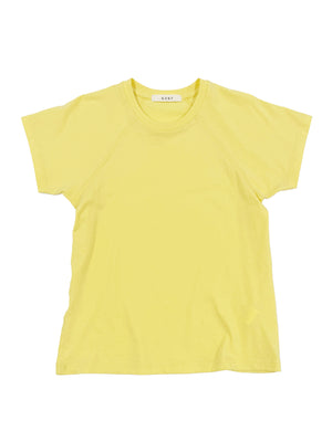 Raglan Slim Tee in Muted Yellow