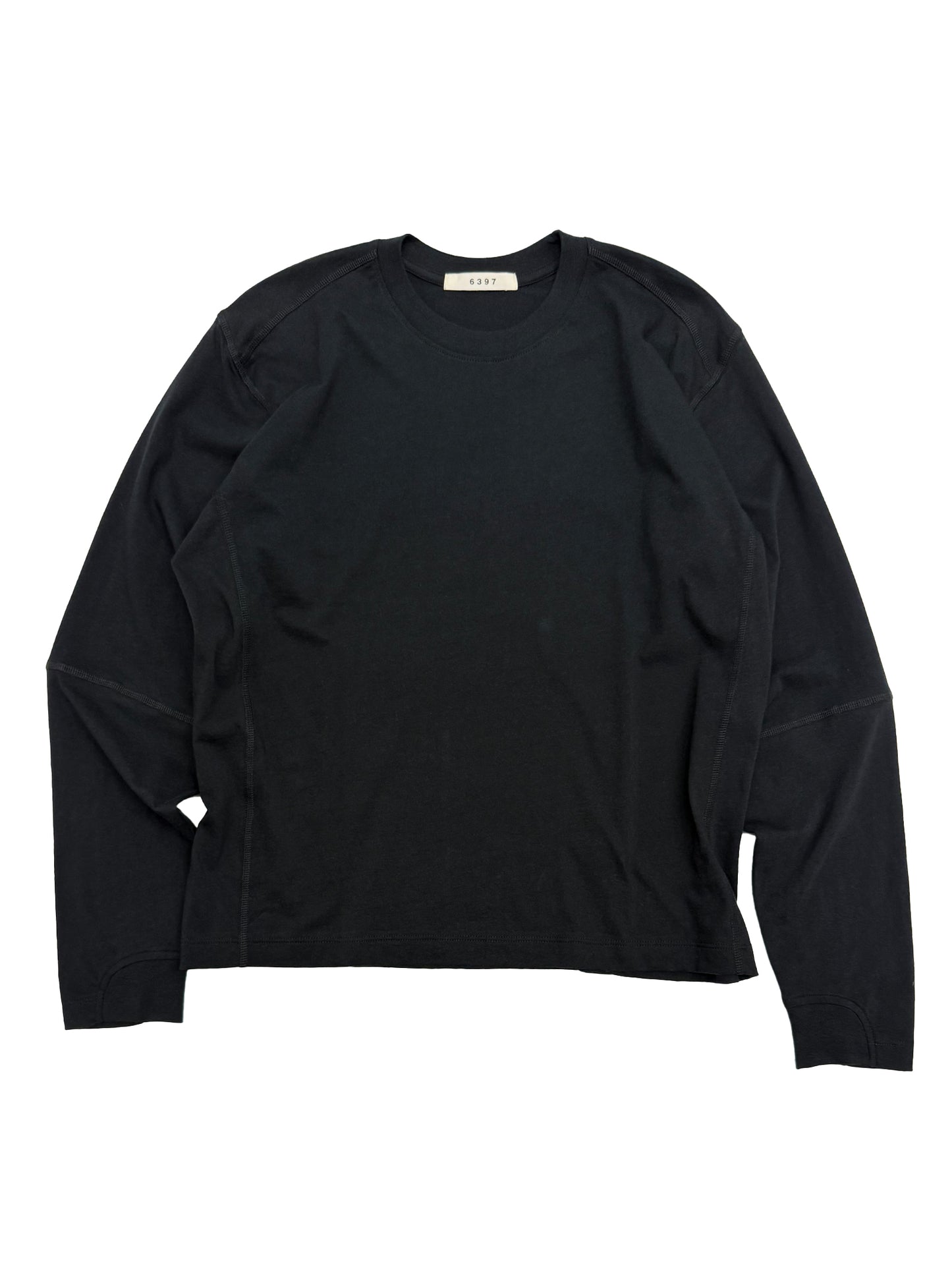 Coverstitch L/S T in Black