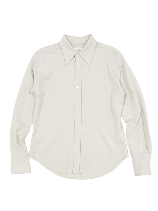Slim Buttondown Shirt in Stone