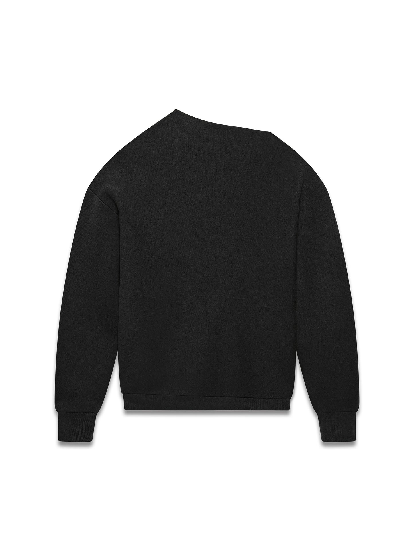 Draped Sweatshirt Black