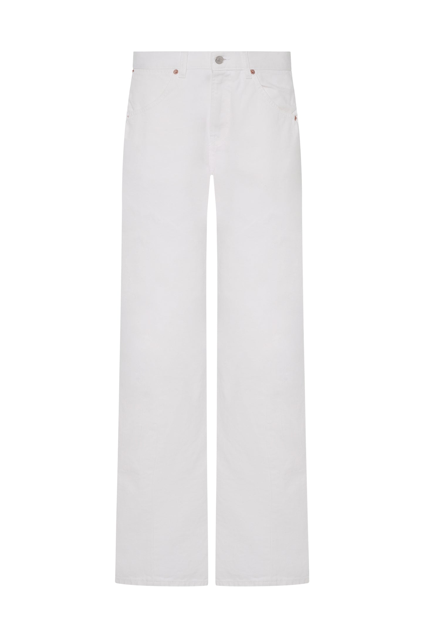 Big Twisted Seam Jean Optic White