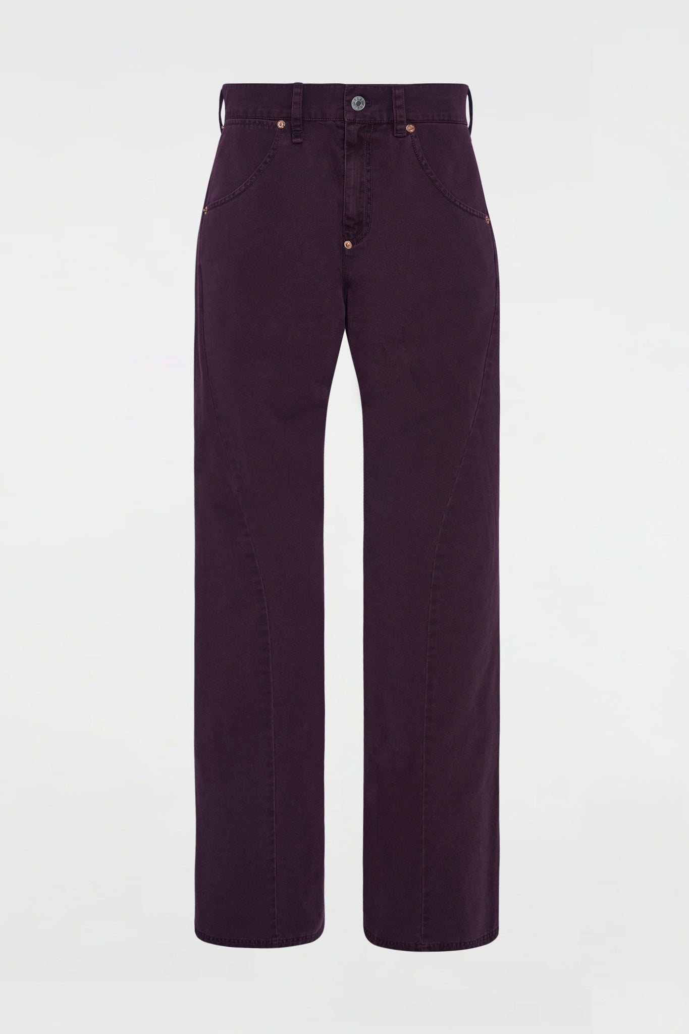Twisted Seam Pant Deep Purple