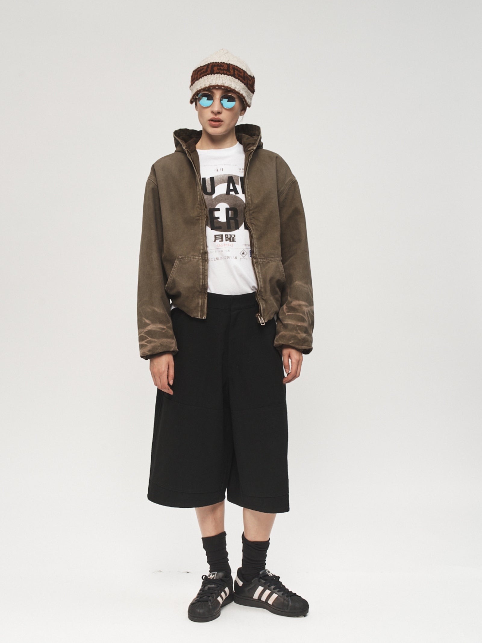 Zip-Up Hoodie Mud – 6397