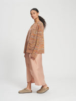 Marled Kurt Cardigan in Orange Marl