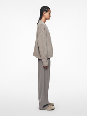 Oversized Trouser in Shale