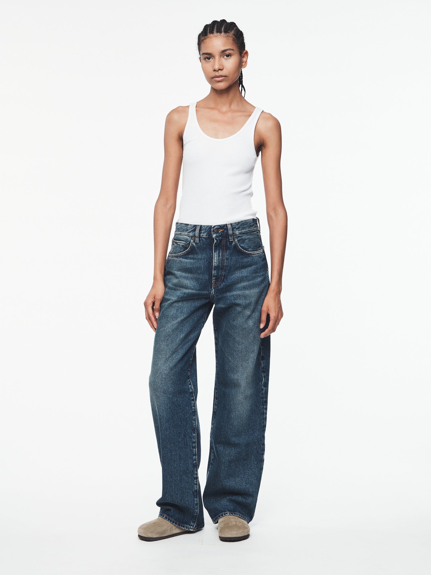 Wide Jean in Dad Wash