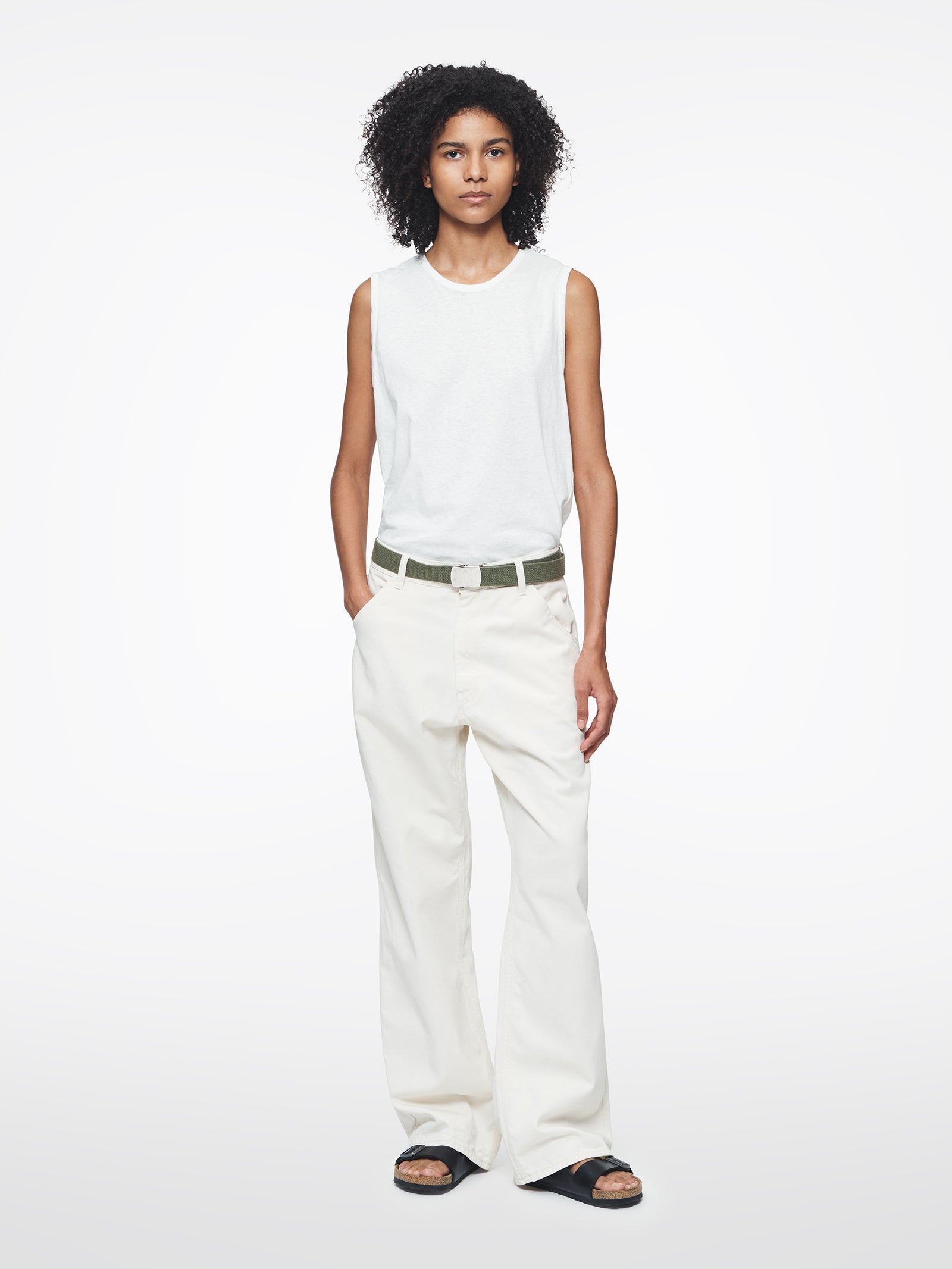Oversized Trouser Jean in Natural