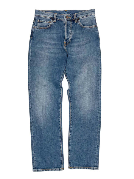 Gasoline Oval Slim Leg Coloured Jean, Navy - Jeans