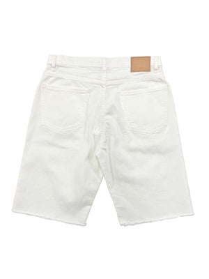 Cut Off Shorts in White